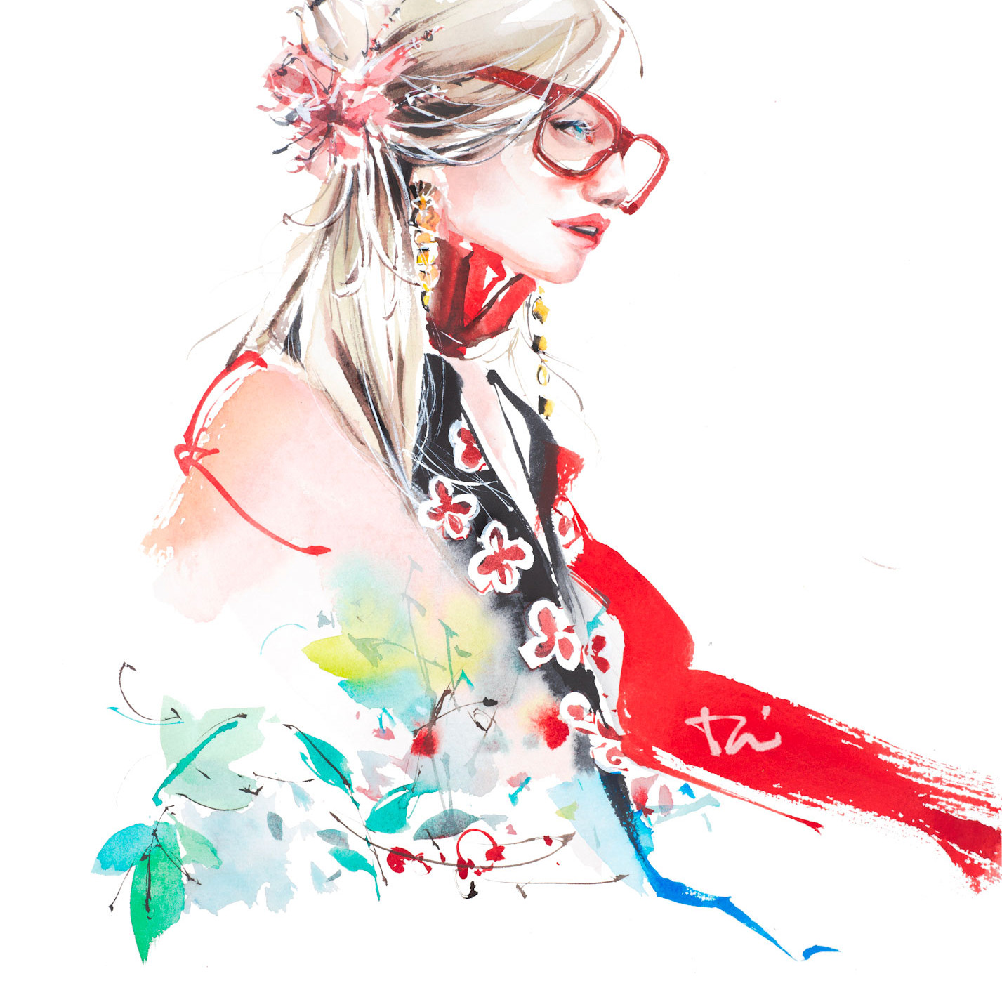 奇幻時尚人物水彩課