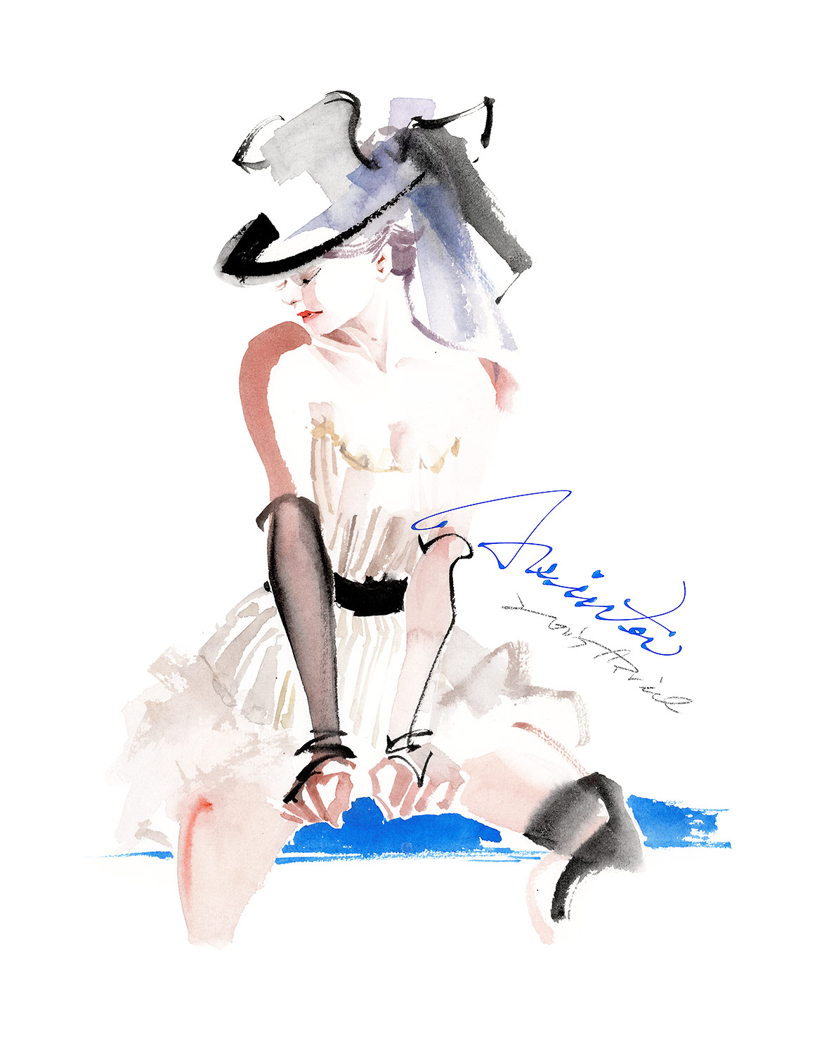 視訊課-奇幻時尚人物水彩 1 視訊課-奇幻時尚人物水彩 一期二堂共 6 小時,針對已具基礎的同學,只需與老師約定時間即可輕鬆參與。藉由每堂不同的主題,奇幻時尚人物水彩將人物的美好感度,化作綺麗的元素之詩存放!