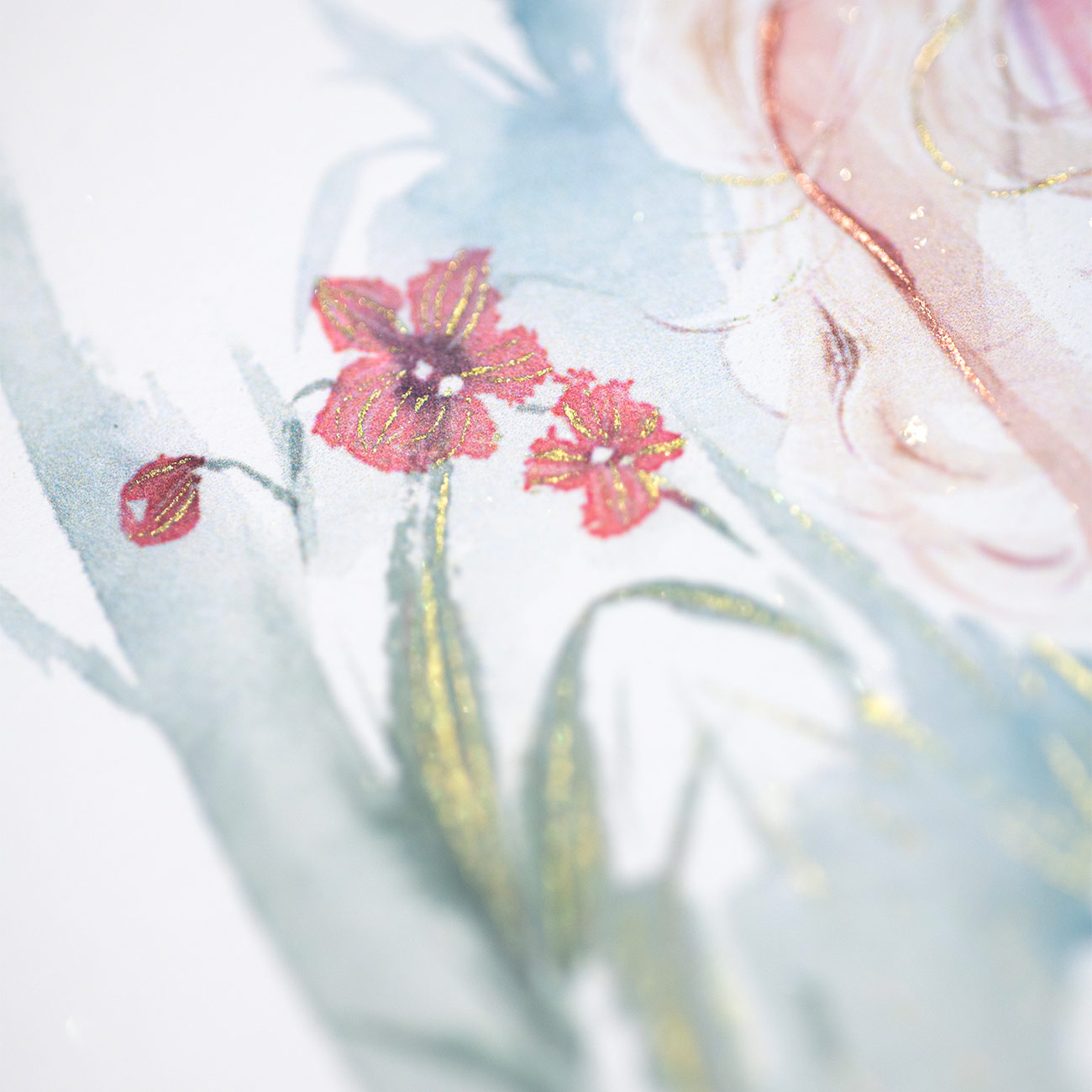 A6 微噴畫卡【不役的莉莉絲】 5 A6 微噴畫卡【不役的莉莉絲】 最精緻小巧的入門級藝術微噴,佐以珠光水彩手工精飾。 搭配專屬紙藝封套,讓這份輕盈的微型收藏,擁有最豐富的層次與溫度。