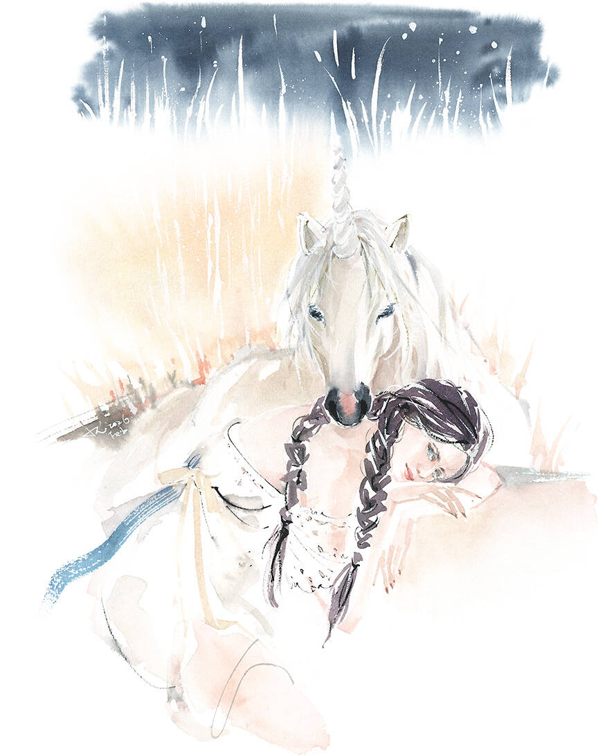 視訊課-奇幻時尚人物水彩【進階】 - 479 horse uai
